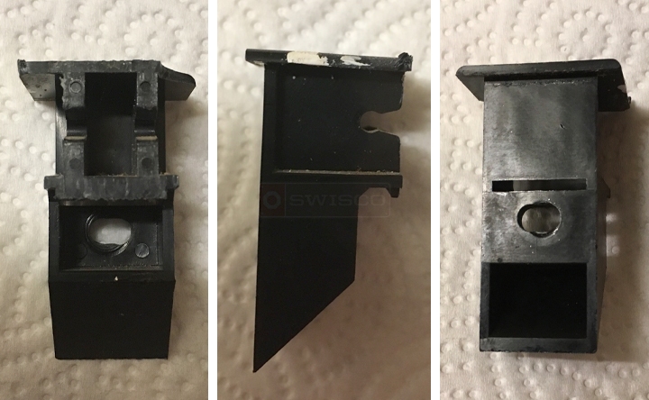 User submitted photos of a top sash guide.