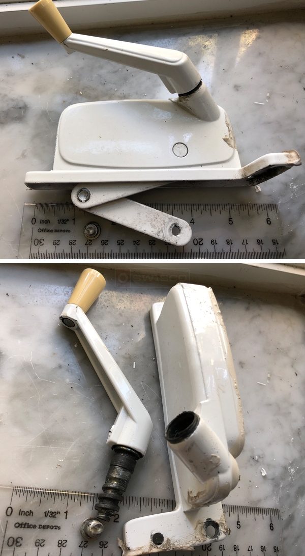 User submitted photos of a window operator.