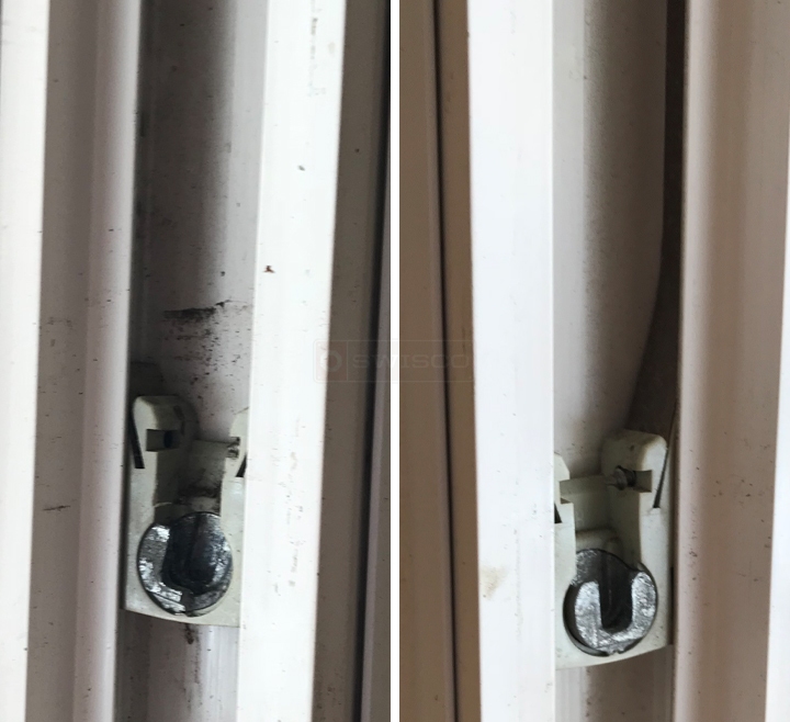 User submitted photos of window hardware.