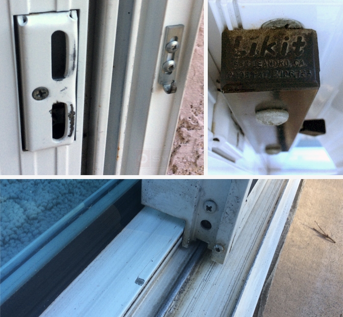 Patio door hardware