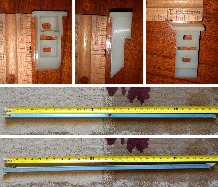User submitted photos of window hardware.