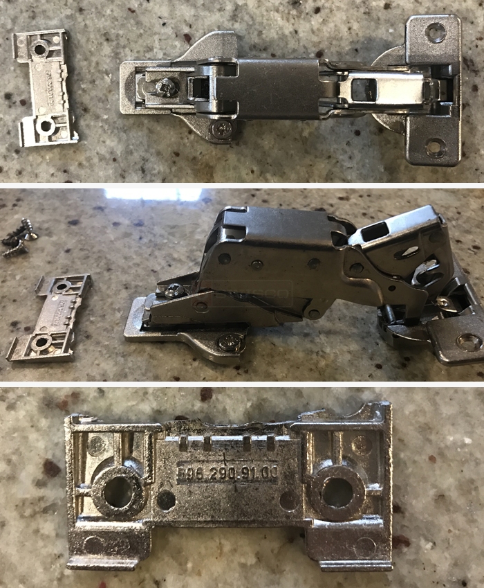 Well born corner lower hinge