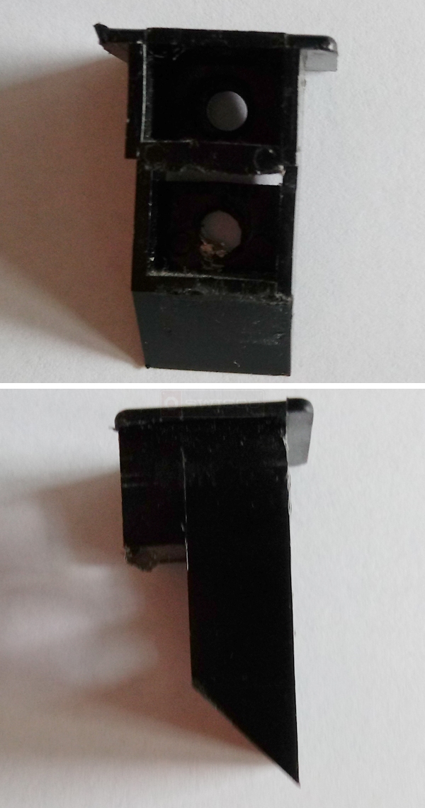 User submitted photos of a top sash guide.