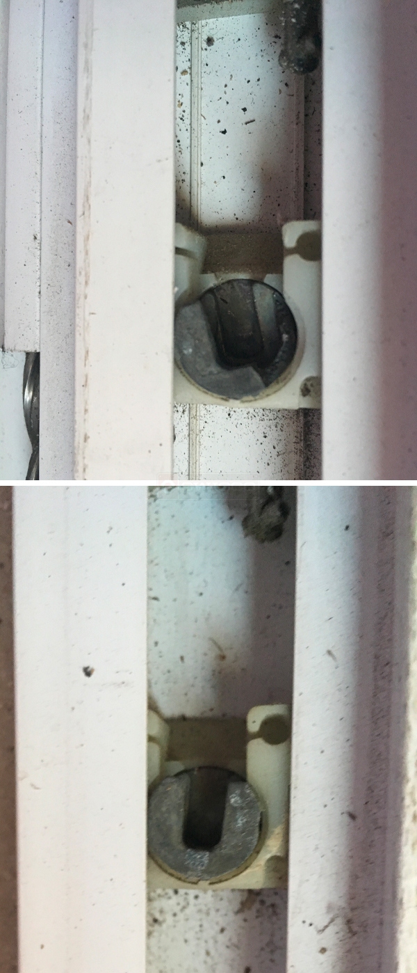 User submitted photos of window hardware.