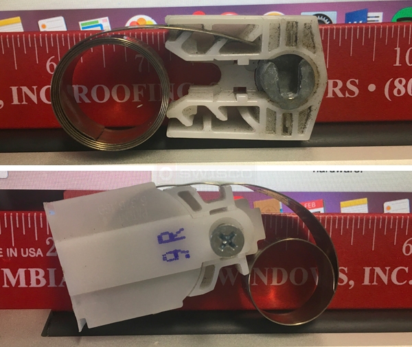 User submitted photos of a window balance.