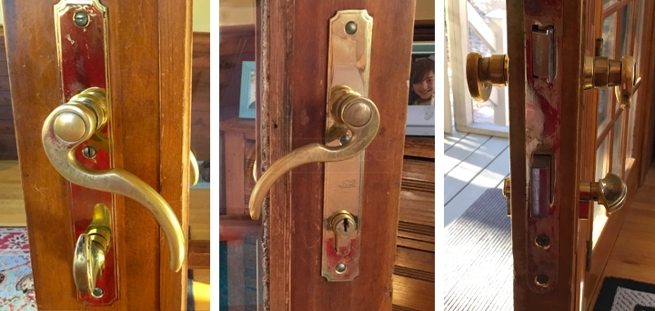 User submitted photos of a door handle set