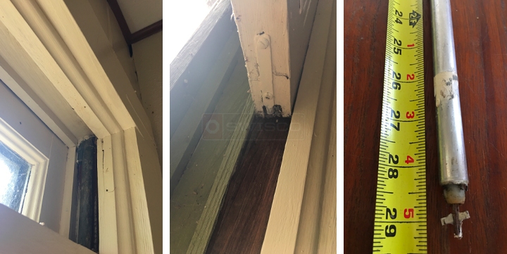 User submitted photos of a window balance.