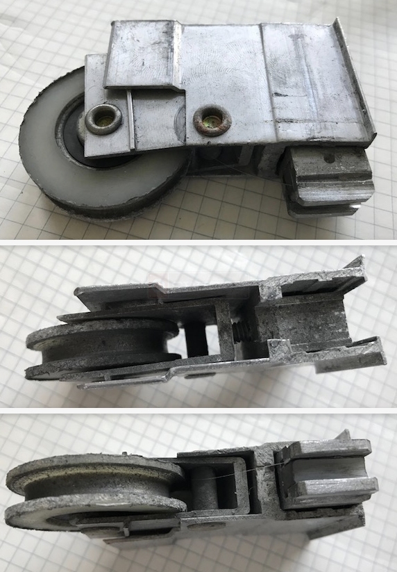 Patio door roller assembly