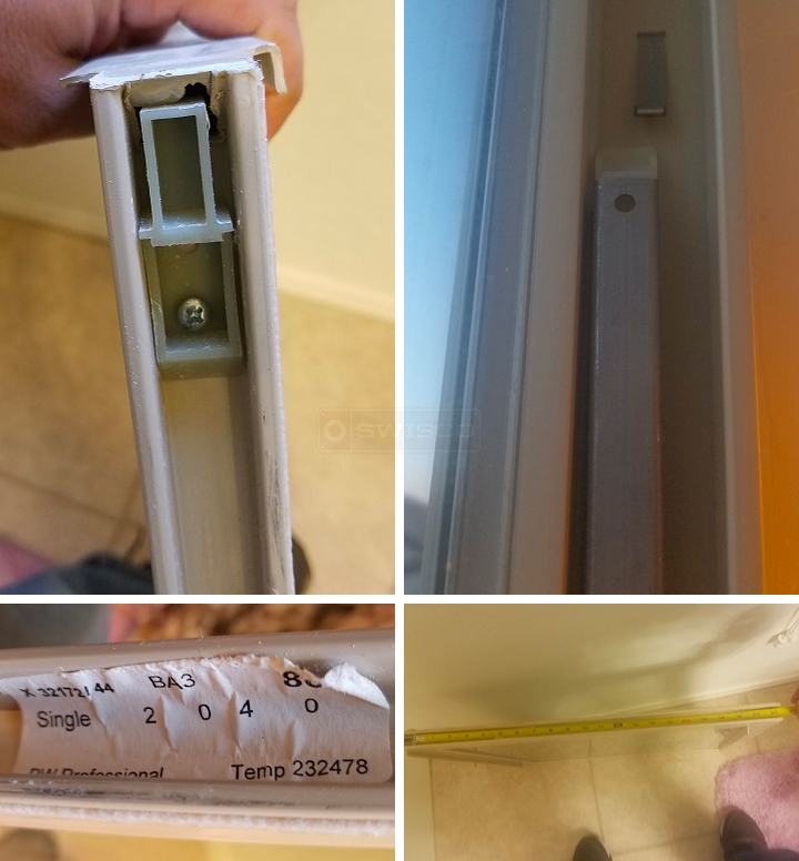 User submitted photos of window hardware.