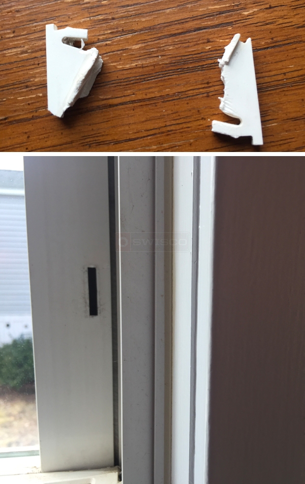 User submitted photos of window hardware.