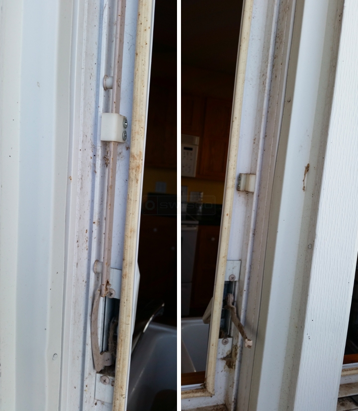 User submitted photos of window hardware.