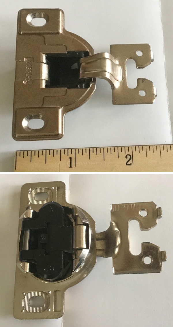 User submitted photos of a cabinet hinge.