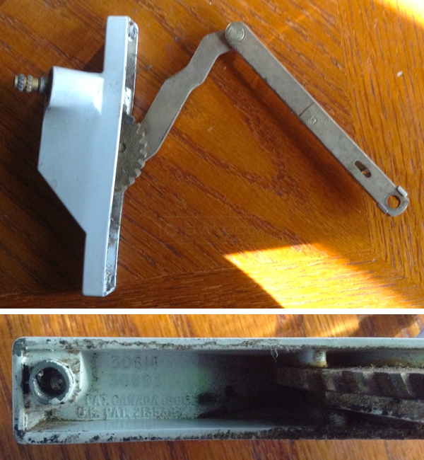 User submitted photos of a window operator.