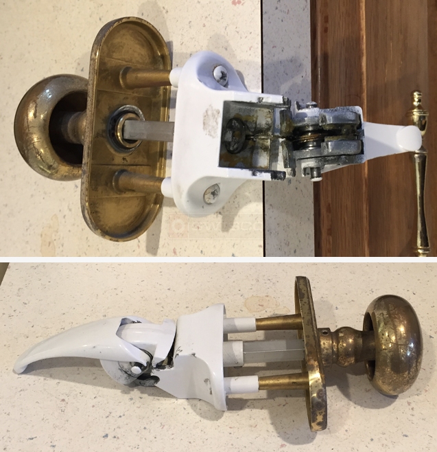 Screen door knob