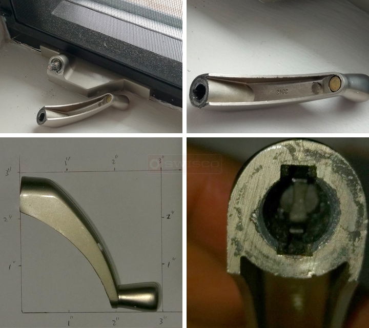 User submitted photos of a window operator.