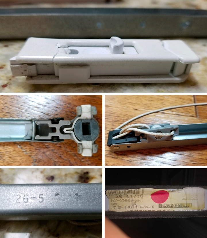 User submitted photos of window hardware.