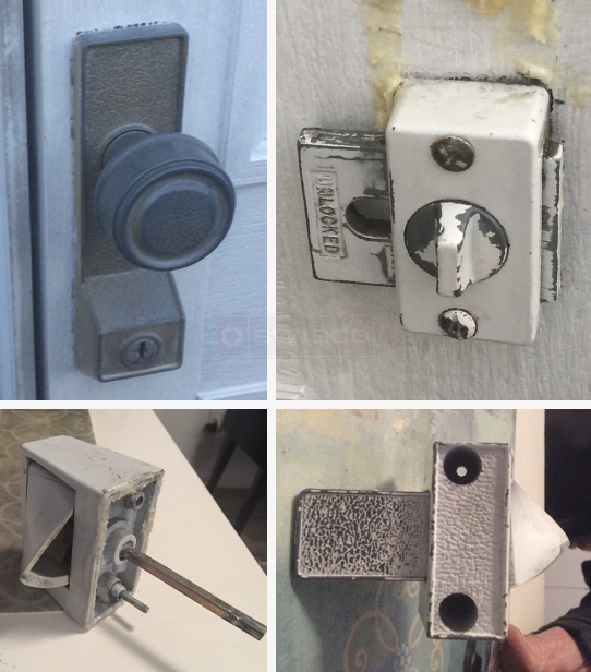 Storm door handle