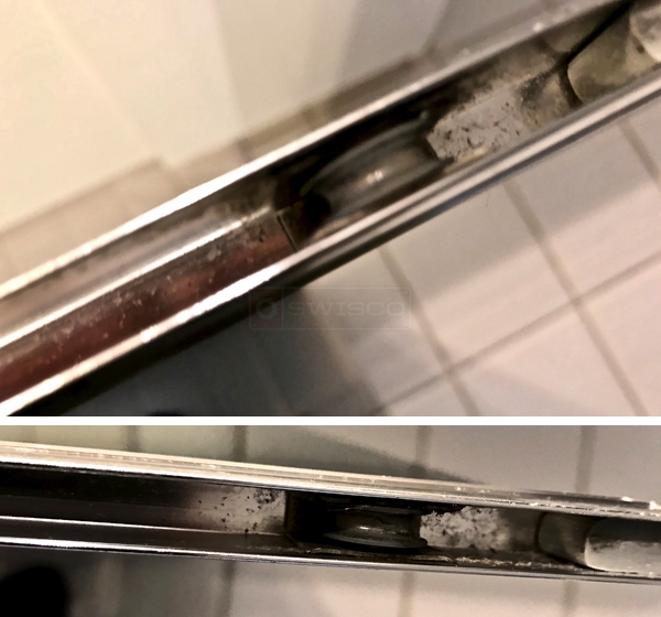 User submitted photos of medicine cabinet hardware.