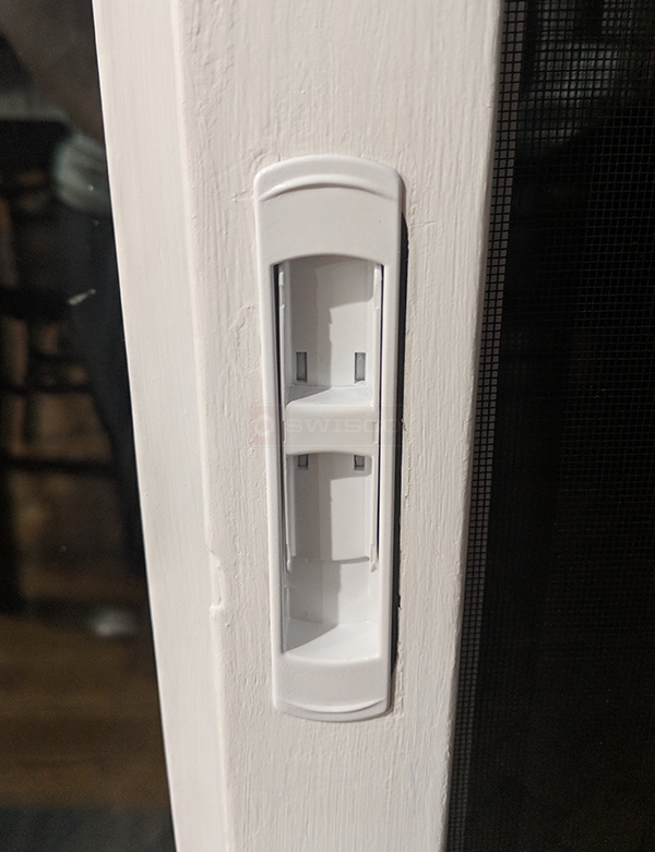 User submitted photos of patio door hardware.