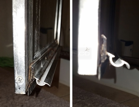 Shower drip rail