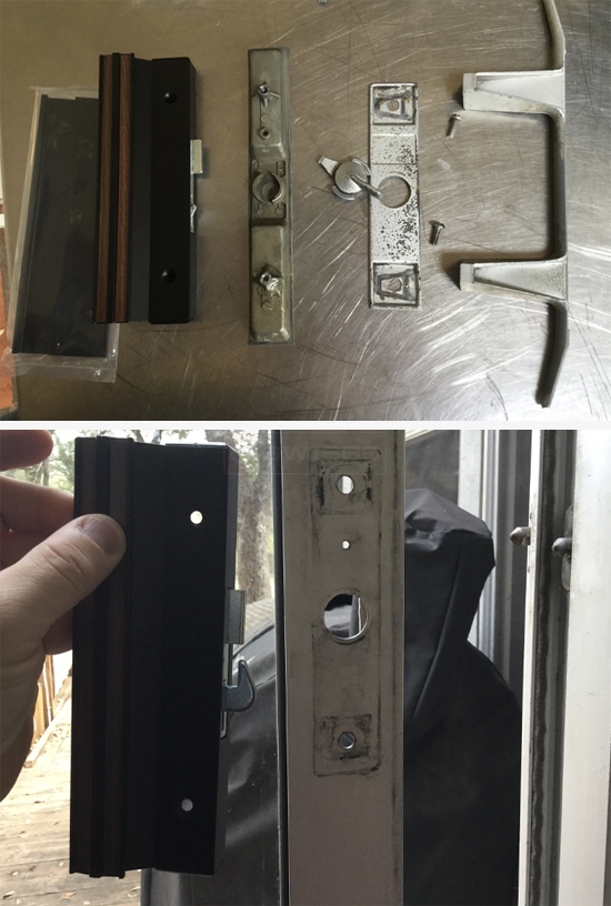 Patio door handle