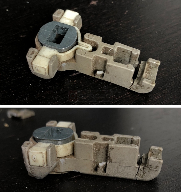 User submitted photos of a window balance shoe.