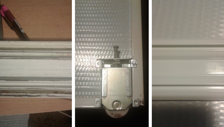 User submitted photos of closet hardware.