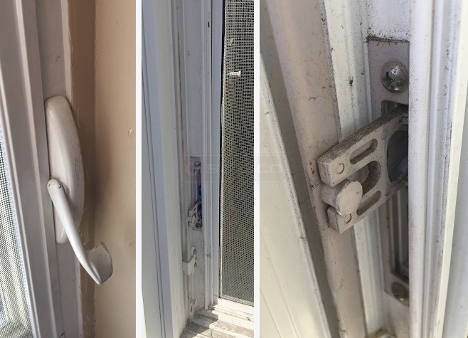 Plastic locking handle