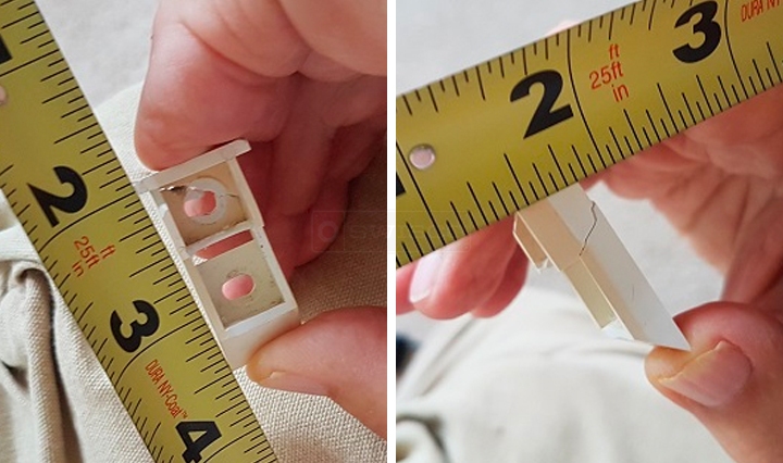 User submitted photos of a top sash guide.