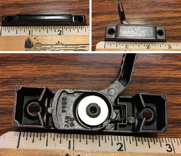 User submitted photos of a window lock & keeper.
