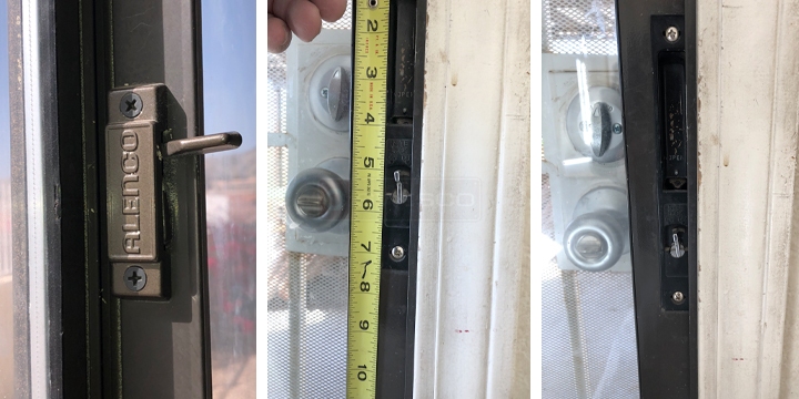 User submitted photos of window hardware.