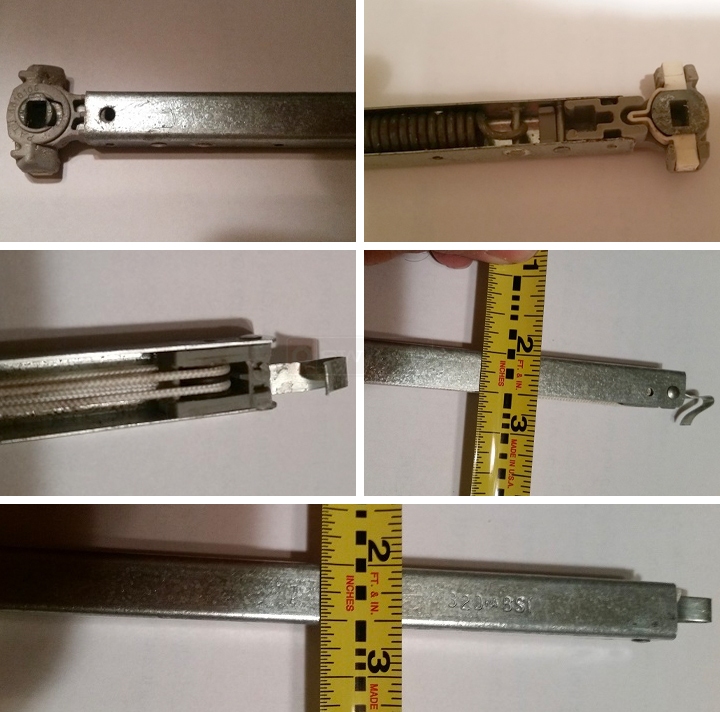 User submitted photos of a window balance.