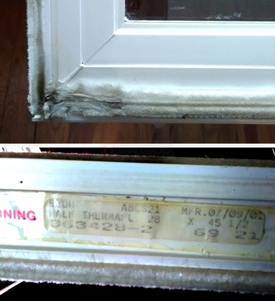 Certainteed windows.20 years old.weather stripping