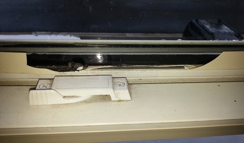 Broken window part