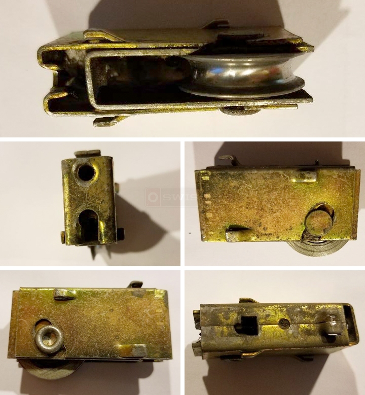 User submitted photos of a patio door roller.