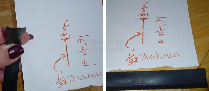 User submitted photos of weather seal.