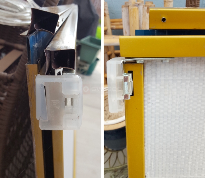 User submitted photos of closet hardware.
