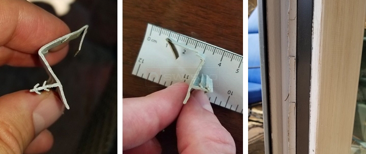 User submitted photos of weatherstripping.