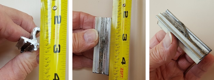 User submitted photos of window hardware.