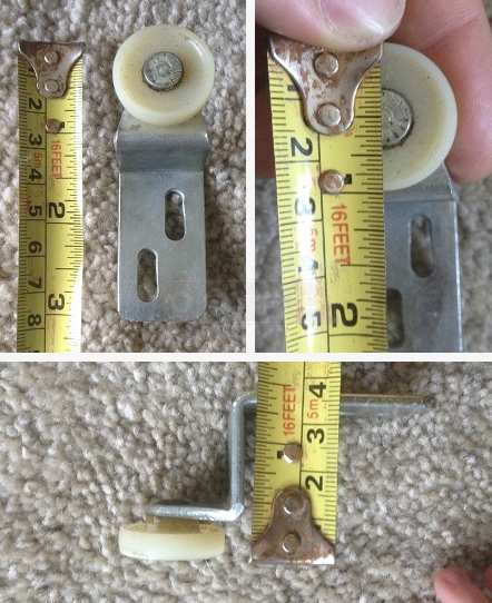 Closet door roller