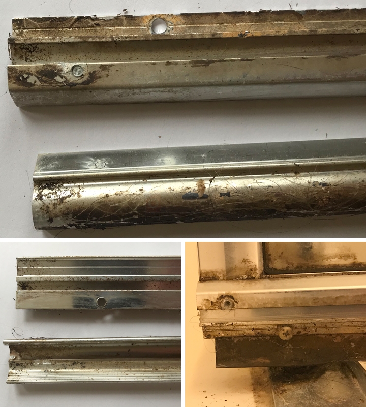 User submitted photos of a door sweep.