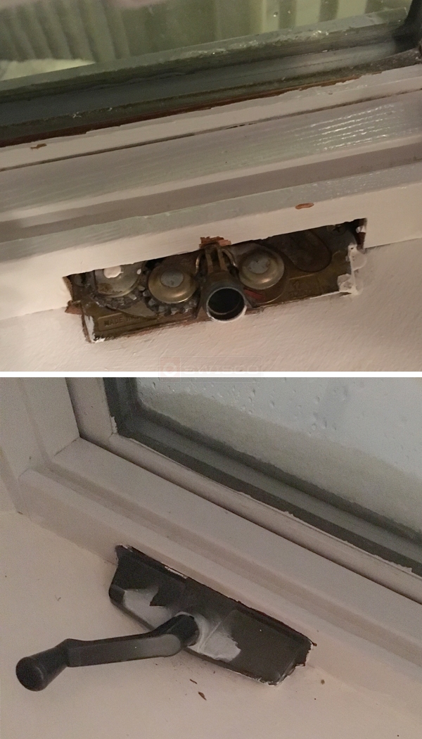 User submitted photos of a window operator.
