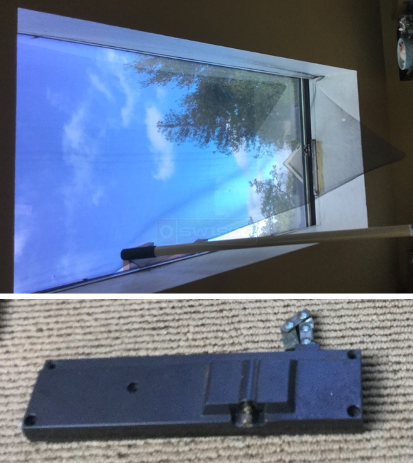 User submitted photos of skylight hardware.
