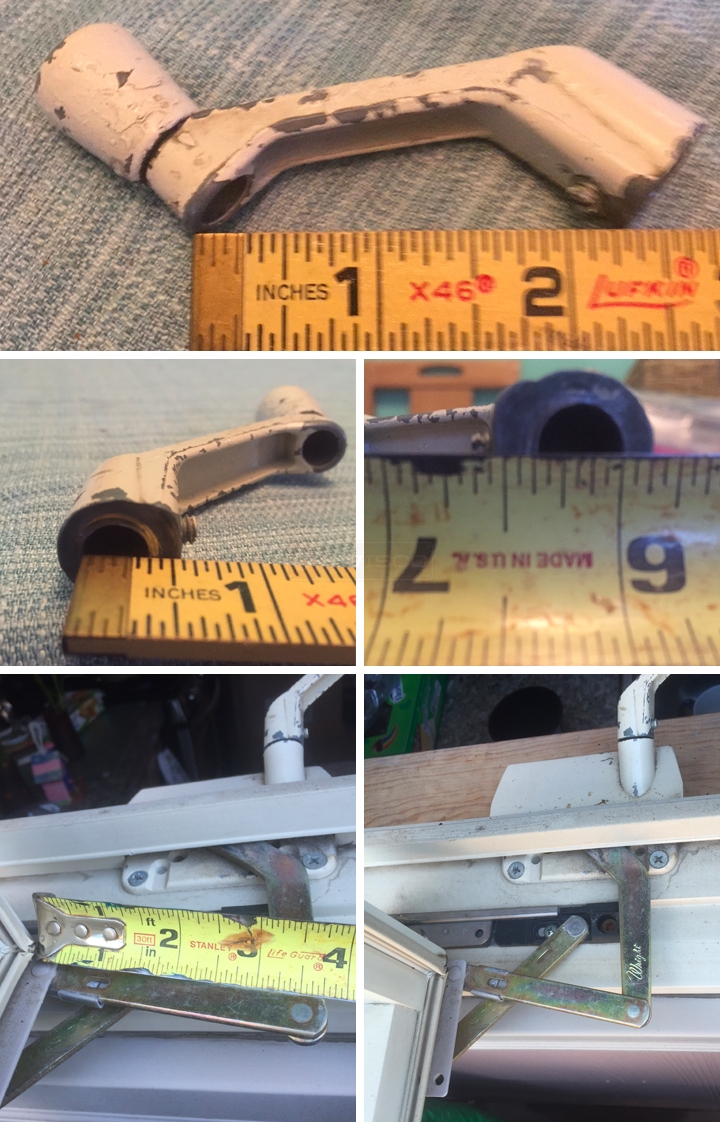 User submitted photos of a window operator.