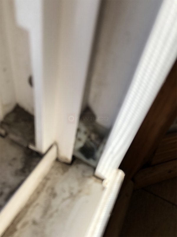 User submitted a photo of window hardware.