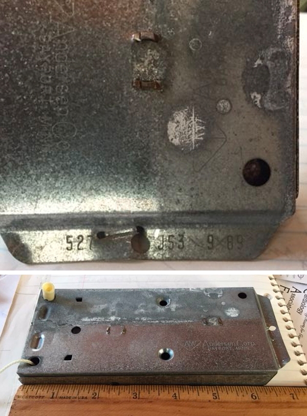 User submitted photos of a window balance.