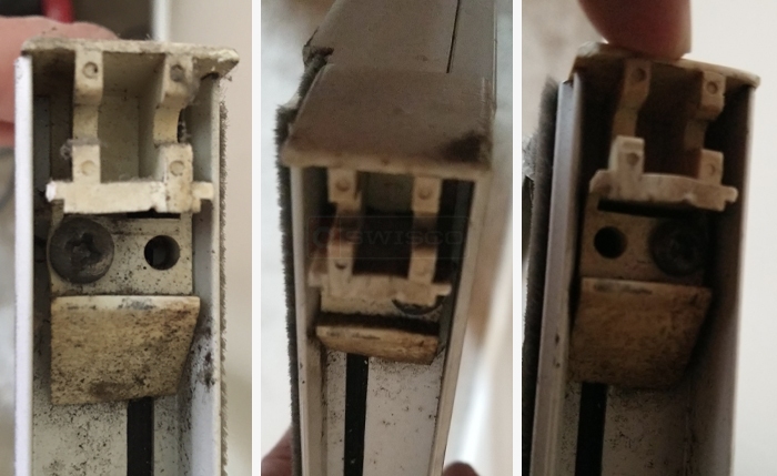 Thermal break Top sash guide