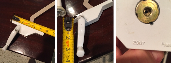 User submitted photos of a window operator.