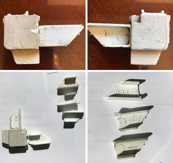 User submitted photos of a screen corner.