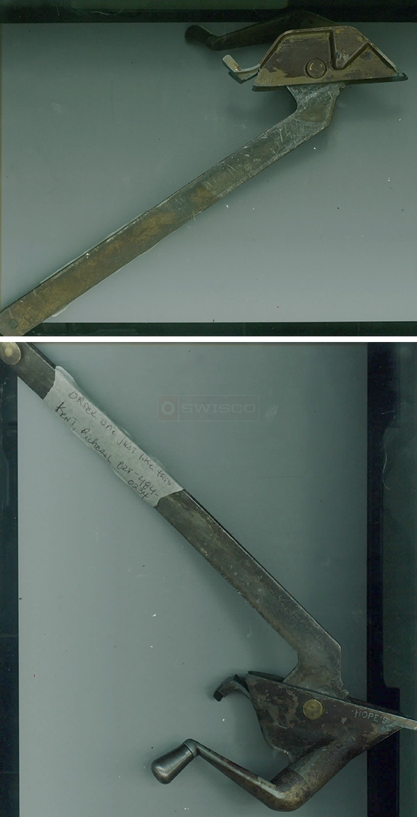 User submitted photos of a window operator.